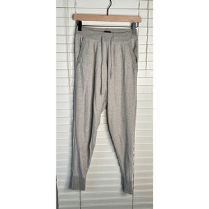 ATM Anthony Thomas Melillo cashmere blend waffle knit grey joggers, s